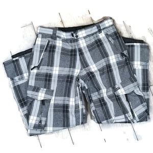 Ripzone Men's Plaid Vented Snowboarding Pants